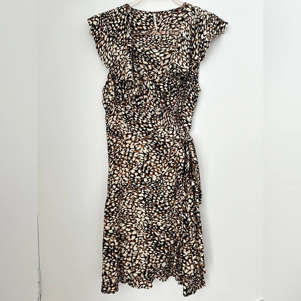 Free People French Quarter Mini Dress in Black Combo
